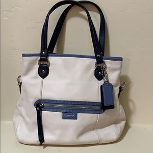 Coach leather shoulder bag